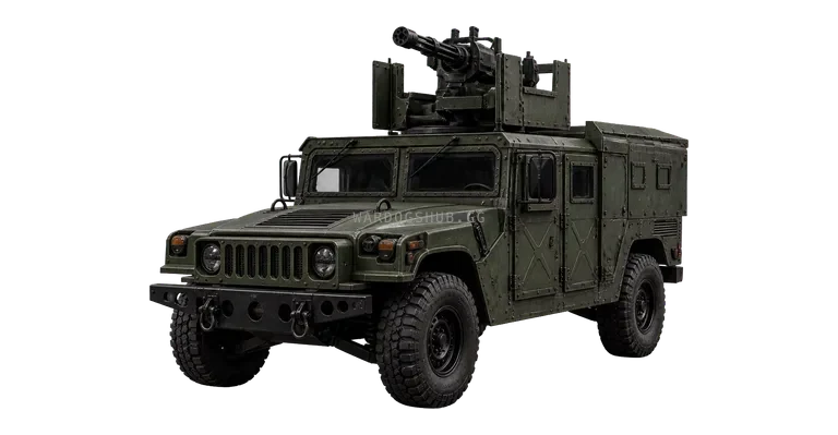 HUMVEE with minigun